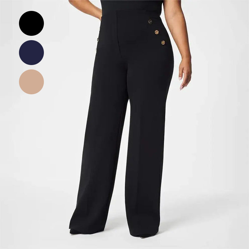 ✨ High-Waist Wide Leg Pants – Figure-Flattering, 3 Adjustable Lengths & Super Stretch 🏃‍♀️