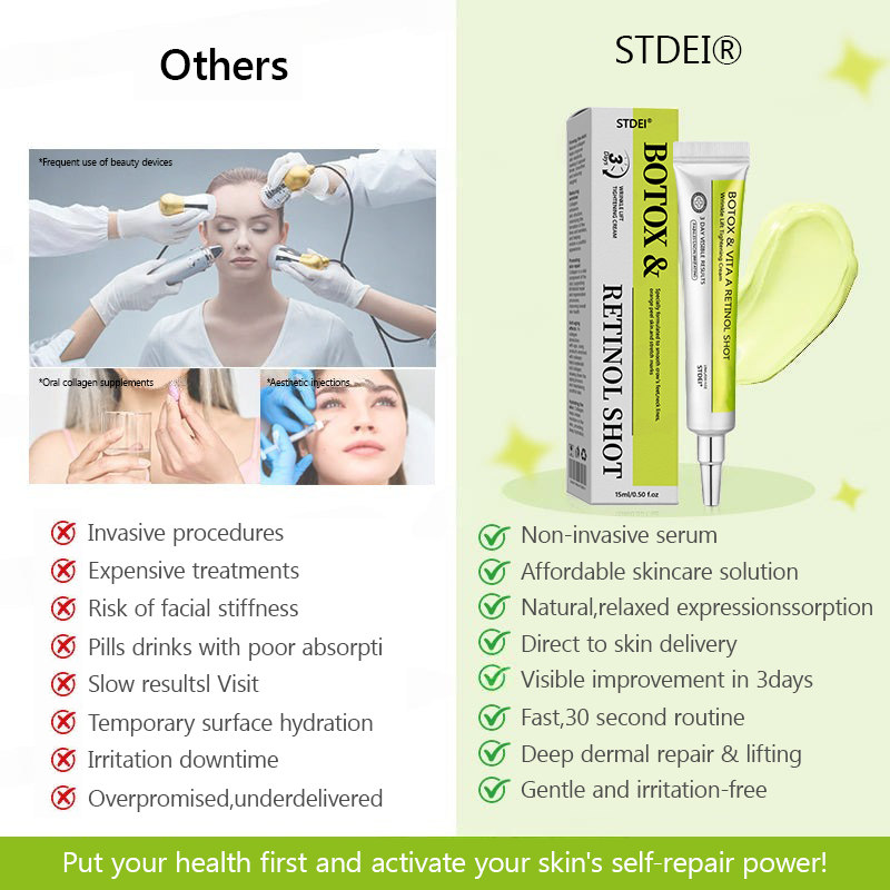 𝑶𝒇𝒇𝒊𝒄𝒊𝒂𝒍 𝑺𝒕𝒐𝒓𝒆👍| Recăpătează-ți tinerețea pielii 💫STDEI® BOTOX & Cremă antirid VITA A RETINOL SHOT