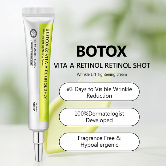 𝑶𝒇𝒇𝒊𝒄𝒊𝒂𝒍 𝑺𝒕𝒐𝒓𝒆👍| Recăpătează-ți tinerețea pielii 💫STDEI® BOTOX & Cremă antirid VITA A RETINOL SHOT