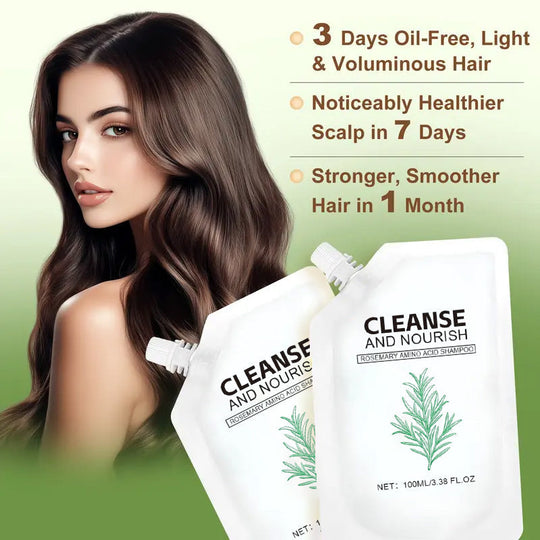 Rafraîchissant et onctueux & Shampoing pour cheveux brillants