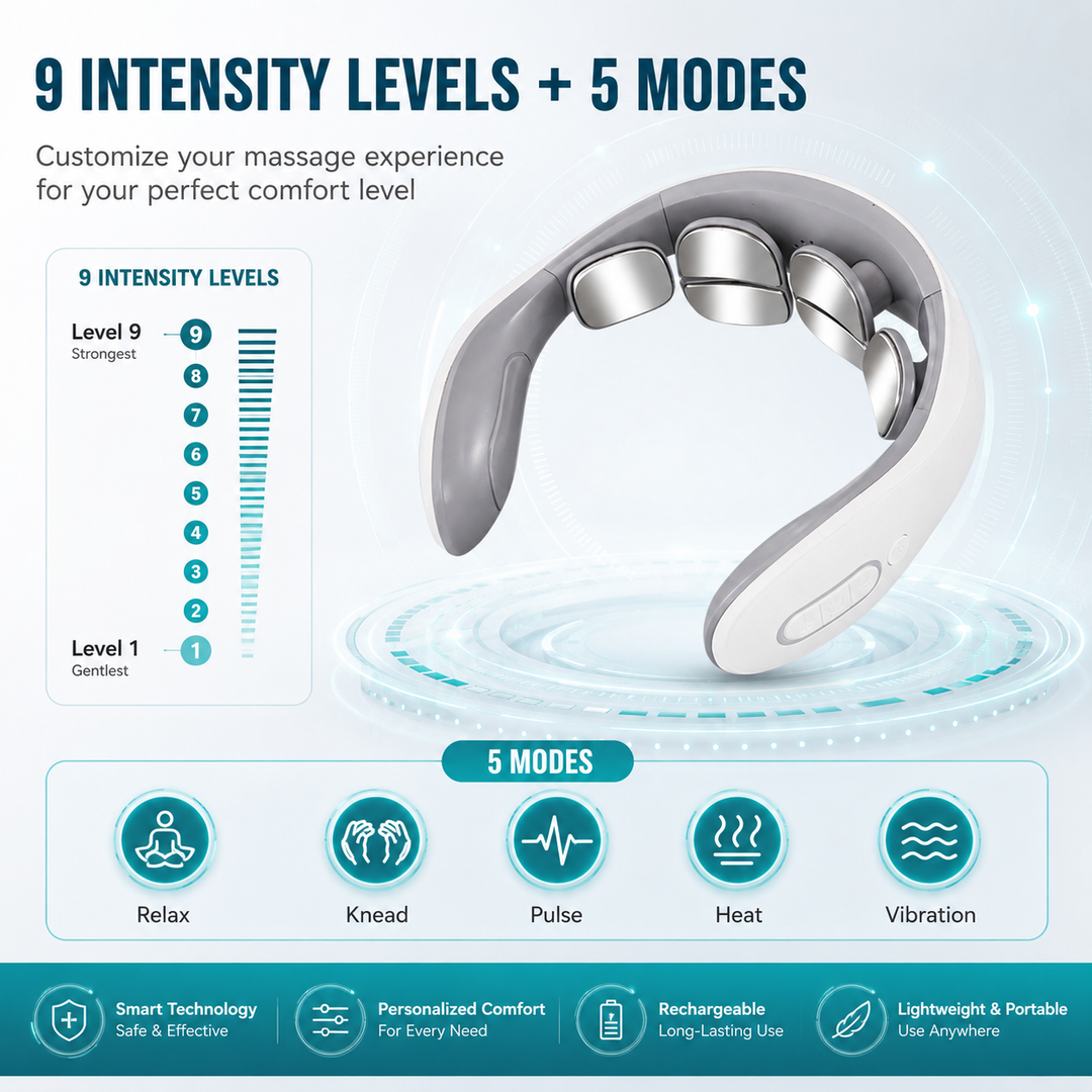 🔥Heated 4D Neck Massager / Portable 4D Neck Relaxer
