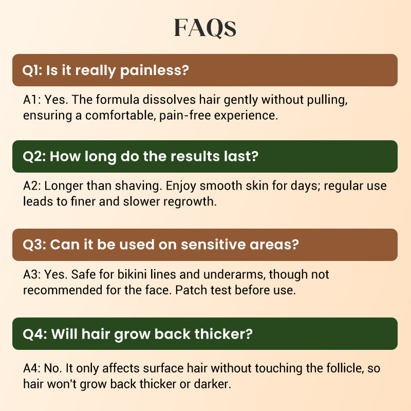 🔥🔥Gentle and Non-Irritating Hair Removal Cream