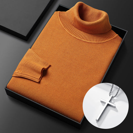 ✨Men's Solid Color Premium Turtleneck Sweater