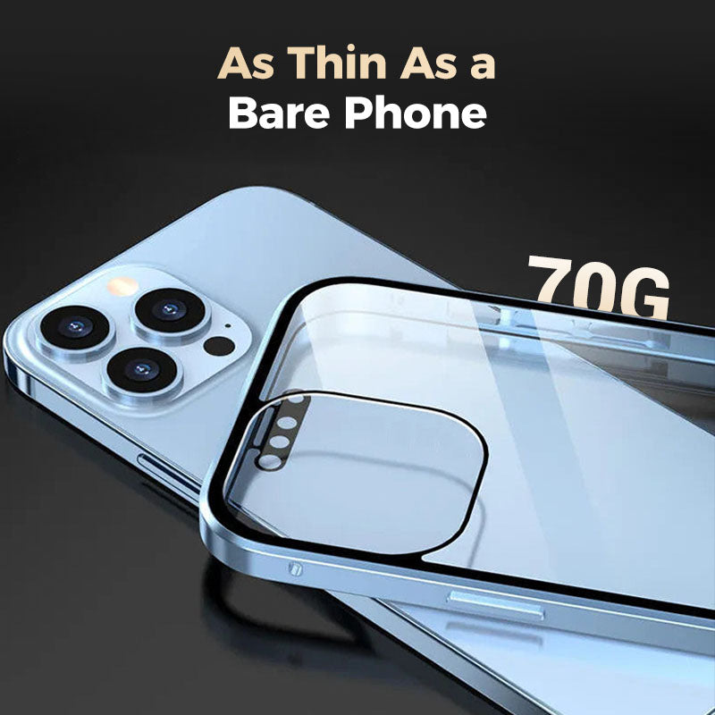 🎅🏻Magnetic double-sided anti-peep glass mobile phone case for iPhone