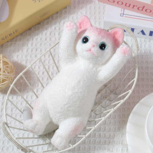 🔥Soft and Cuddly Cat – Stress-Relief Squeezable Toy