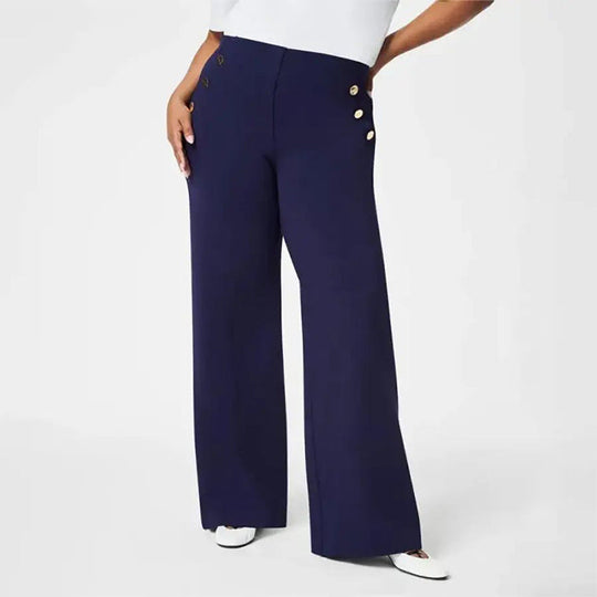 ✨ High-Waist Wide Leg Pants – Figure-Flattering, 3 Adjustable Lengths & Super Stretch 🏃‍♀️