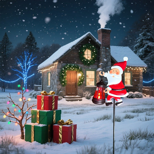 🎅Christmas Sale🎄50K+ SOLD! 🎁✨Christmas Solar Kettle Light & Lantern Garden Decor Collection💕