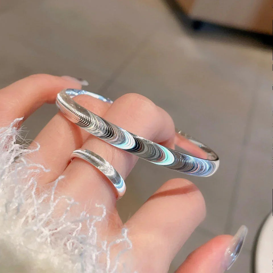 ✨🌙 Uchvátí každý pohled – náramek s leštěným kamenem kočičí oko 🌙✨