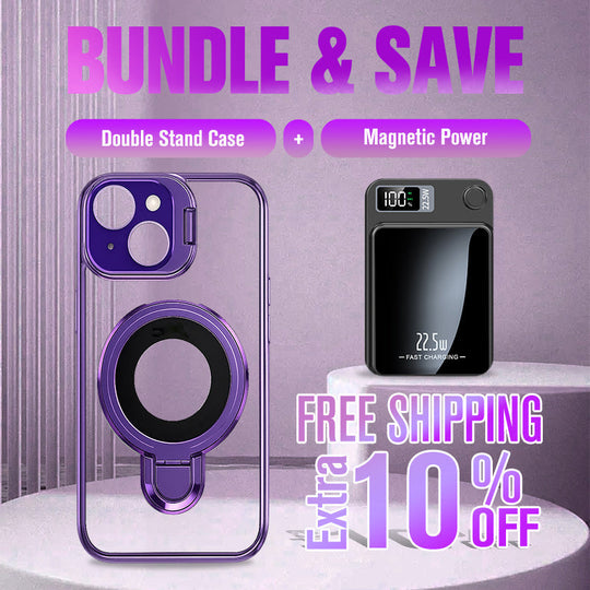 🔥Double Stand Case Cover for iPhone - Buy 2:  30% OFF 2nd🔥