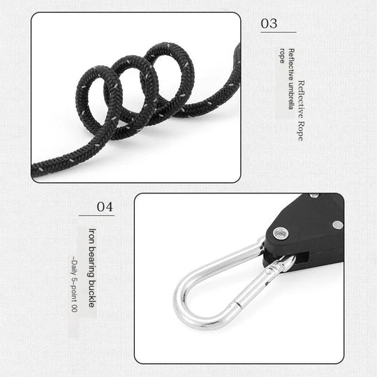 🔥New Hot Selling🪢Portable Adjustable Fix Camping Rope🌳