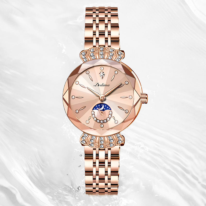 ⏳VÄLKMÜÜK! 49% SOODUSTUST! 🔥Naiste moodne teemantkuutähega käekell