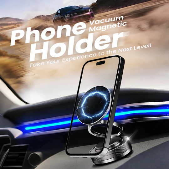⏳Limited-time off⏰360° Adjustable Vacuum Magnetic Phone Holder📱🚗