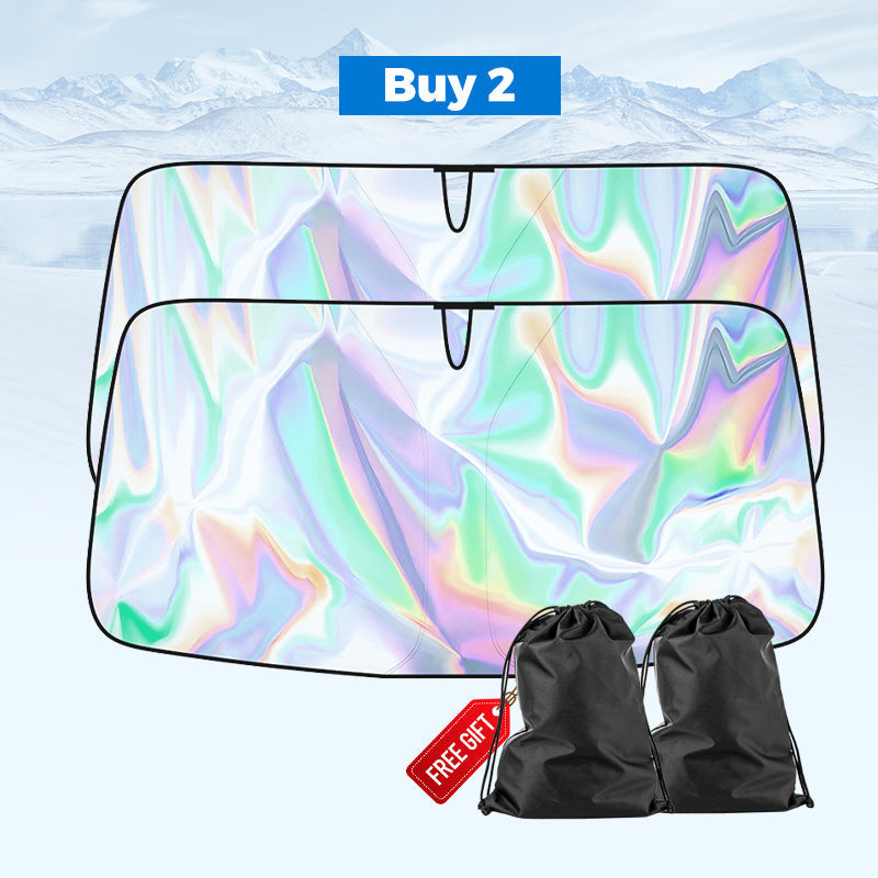 🌞 Sommersalg med 50 % rabatt 🌈Laser solskjerm til bilfrontrute