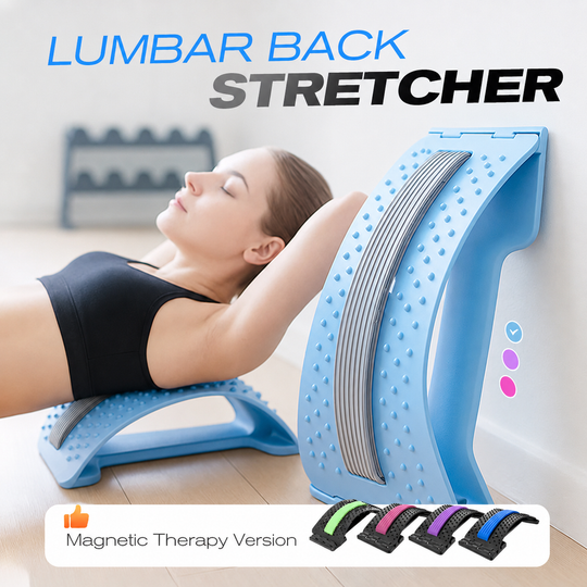 💥2026 New Arrivals💥Magnetic Lumbar Stretcher – Acupressure Massage, Portable Design & Relieves Back Pain ✨