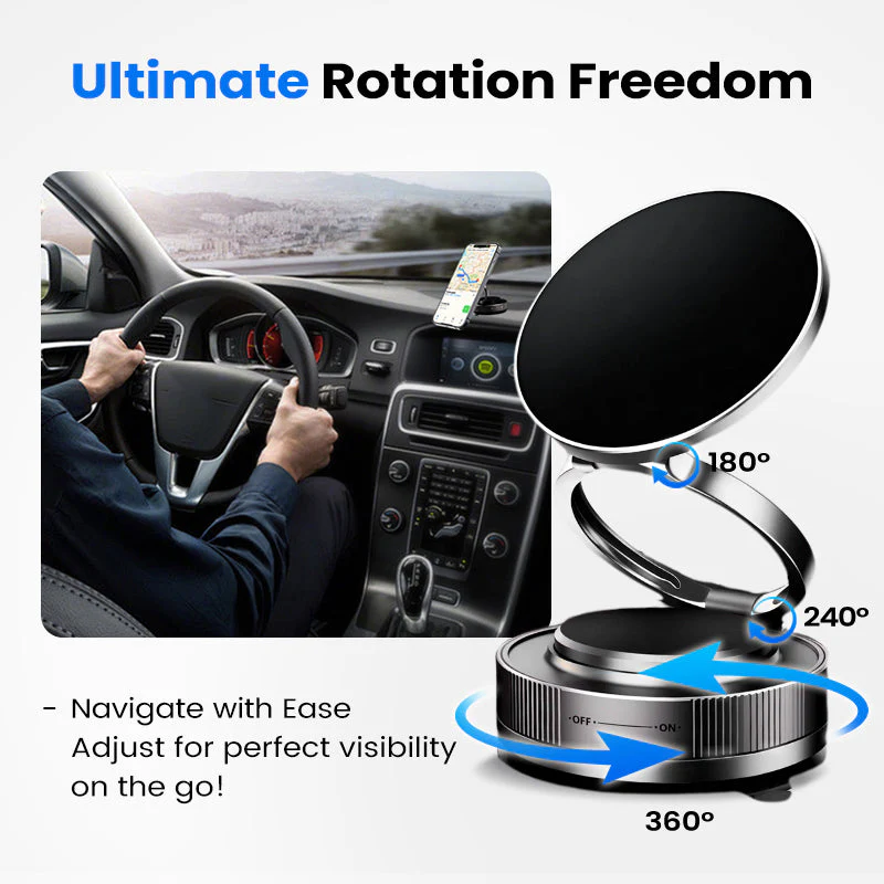 ⏳Limited-time off⏰360° Adjustable Vacuum Magnetic Phone Holder📱🚗