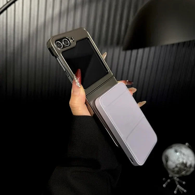 Electroplated Frosted Magnetic Cover for Samsung Galaxy Z Flip Series
