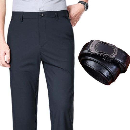 ❄️Stay Cool & Stylish 👖Men's Summer Breathable Stretch Straight Leg Pants