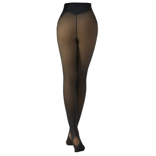 Viral One-Seam Shaping Fleece Leggings – High-Waisted Tummy Control & Warmth