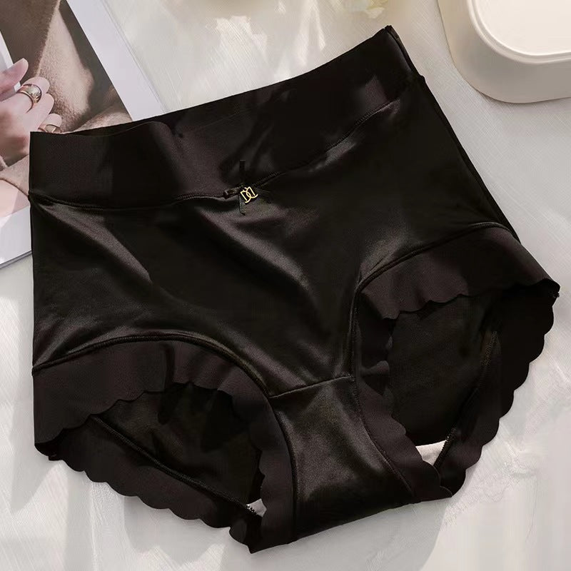 🔥HOT SALE🔥Satin ice Silk Seamless Tummy Control Panties