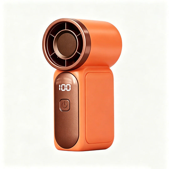 Turbo Handheld Fan – 16900 RPM, 6 speeds, LED display