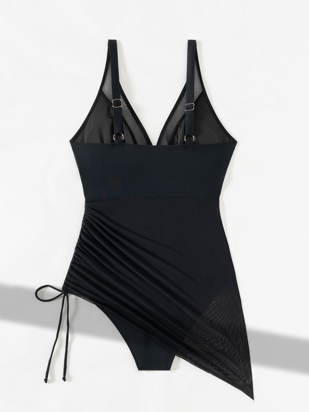 🏝️Last Day Sale 50% OFF🍧Slimming Mesh Sheer Sarong Wraps Tummy Control Swimsuit