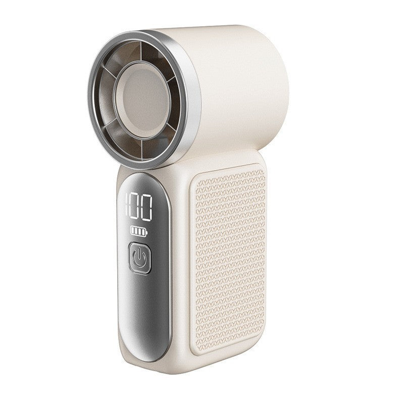 Turbo Handheld Fan – 16900 RPM, 6 speeds, LED display