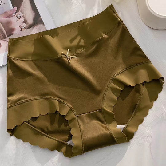 🔥HOT SALE🔥Satin ice Silk Seamless Tummy Control Panties