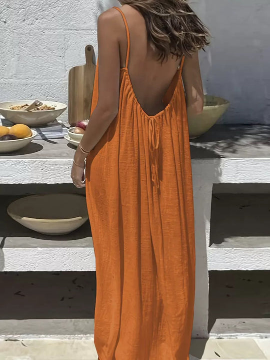 💃Women's Solid Color Cami Lounge Dress💕