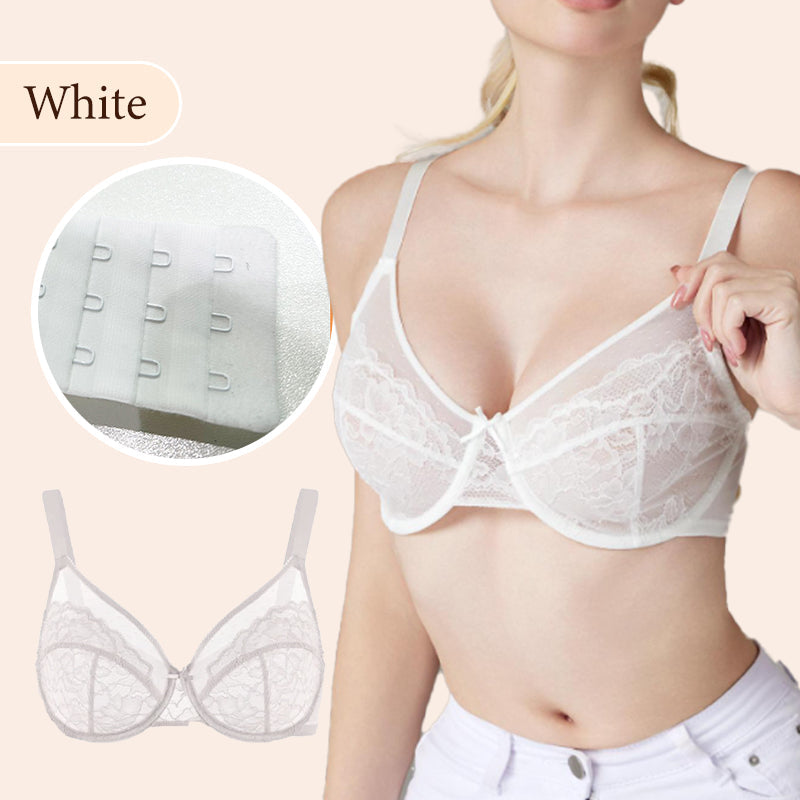⏳Limited Time 50% Discount💥Minimal Lace Bra with Full Coverage for All Sizes