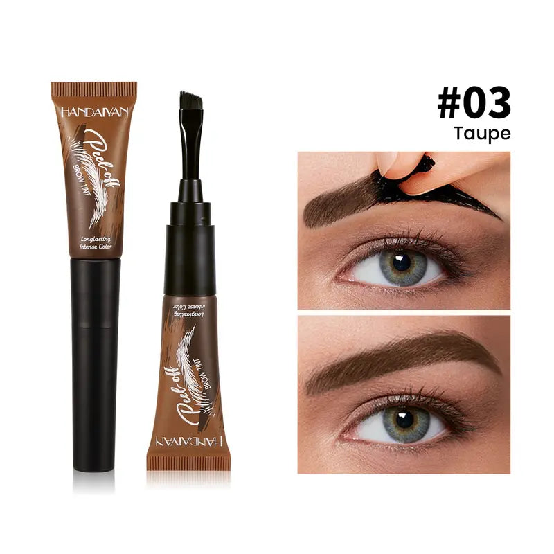 💜LAST DAY SALE BUY 1 GET 1 FREE!!💜Tear-Off Brow Tint – Waterproof, Non-Fading, Long-Lasting Pigment for Precise Brow Definition & Effortless Wild Brow Looks