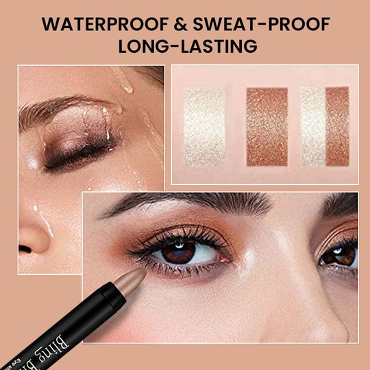 🔥Time limit Sale 50% OFF🔥16 Colors Highlight Eyeshadow Pen Waterproof Glitter Eyeshadow Eyeliner Pen