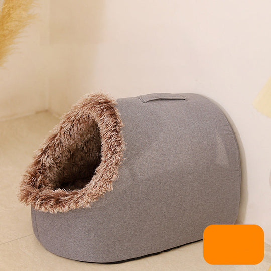 💥HOT SALE 50% OFF🐾Winter Warm Pet Cave Bed