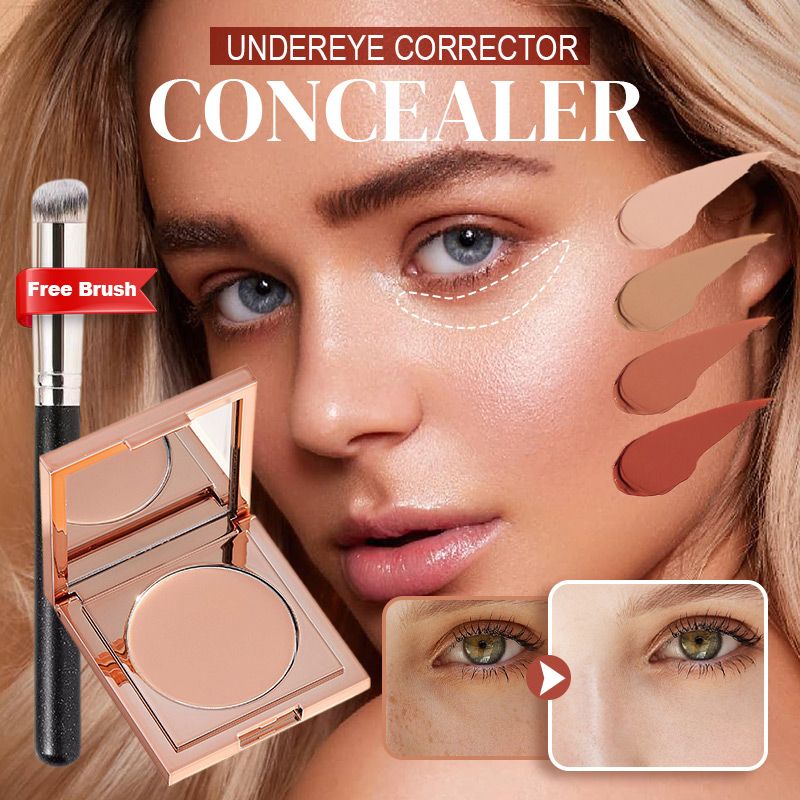 🏆 Last Day💜Buy 1 Get 1 Free✨ Colored Clay Undereye Corrector（Free Concealer Brush）
