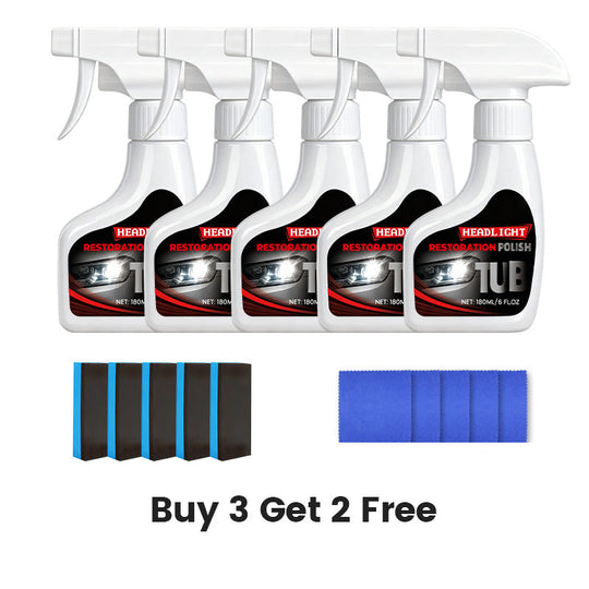 180ml Professional Car Headlight Restorer with Sponge🧽🚗