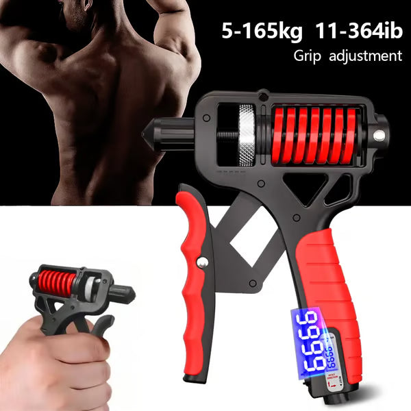 11-364 lbs Hand Grip Strengthener Workout ForearmGrip Gripper FingerStretcher Grip Ring Stress Relief for Athletes