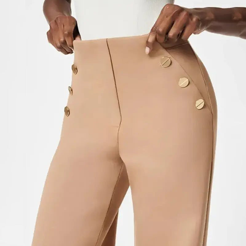 ✨ High-Waist Wide Leg Pants – Figure-Flattering, 3 Adjustable Lengths & Super Stretch 🏃‍♀️