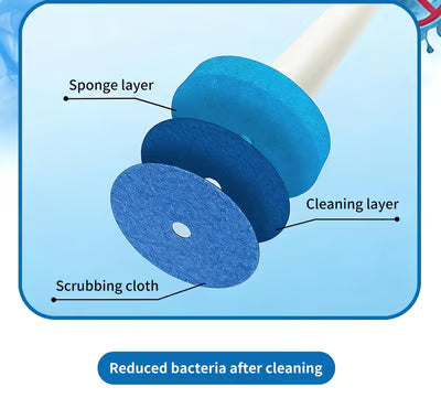 ⚡95K+ SOLD!🚽💦Hands-Free Cleaning Gadget🧽Disposable toilet cleaning tool