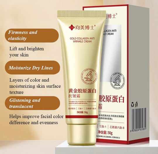 Cremă antirid cu colagen de aur