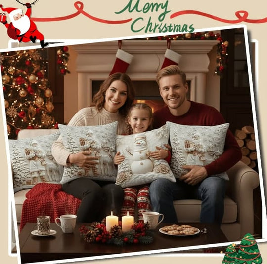 🔥Last Day Promotion 49% OFF🔥 Buy 1 Get 1 Free🎉- Christmas Cushion Covers Set