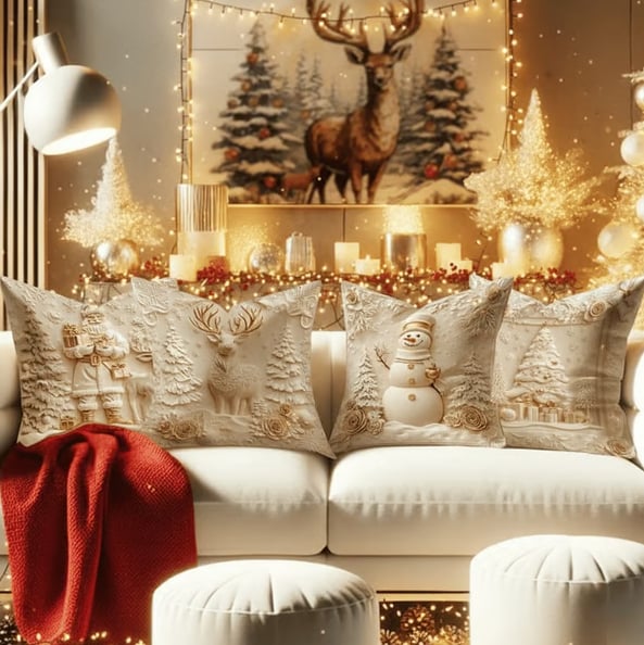 🔥Last Day Promotion 49% OFF🔥 Buy 1 Get 1 Free🎉- Christmas Cushion Covers Set