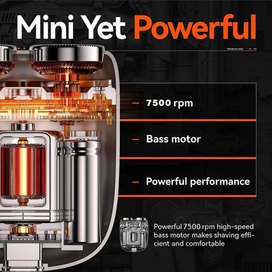💥OFFERTA SPECIALE 50% DI SCONTO💥Nuovo mini rasoio elettrico a doppia testina 2025