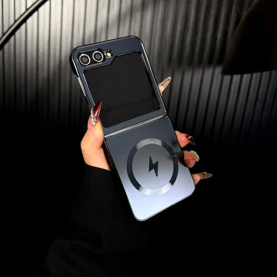 Electroplated Frosted Magnetic Cover for Samsung Galaxy Z Flip Series