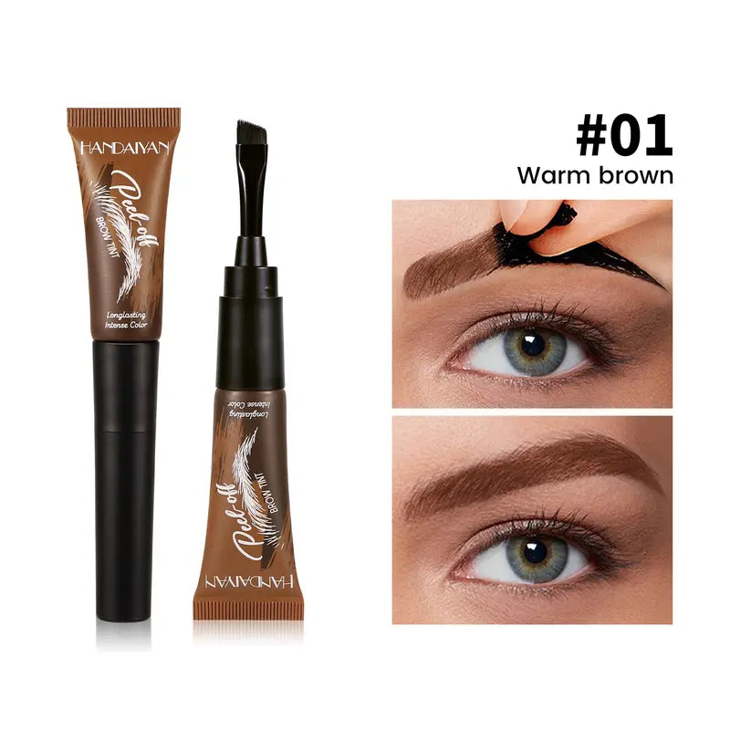 💜LAST DAY SALE BUY 1 GET 1 FREE!!💜Tear-Off Brow Tint – Waterproof, Non-Fading, Long-Lasting Pigment for Precise Brow Definition & Effortless Wild Brow Looks