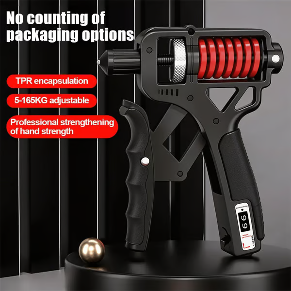 11-364 lbs Hand Grip Strengthener Workout ForearmGrip Gripper FingerStretcher Grip Ring Stress Relief for Athletes