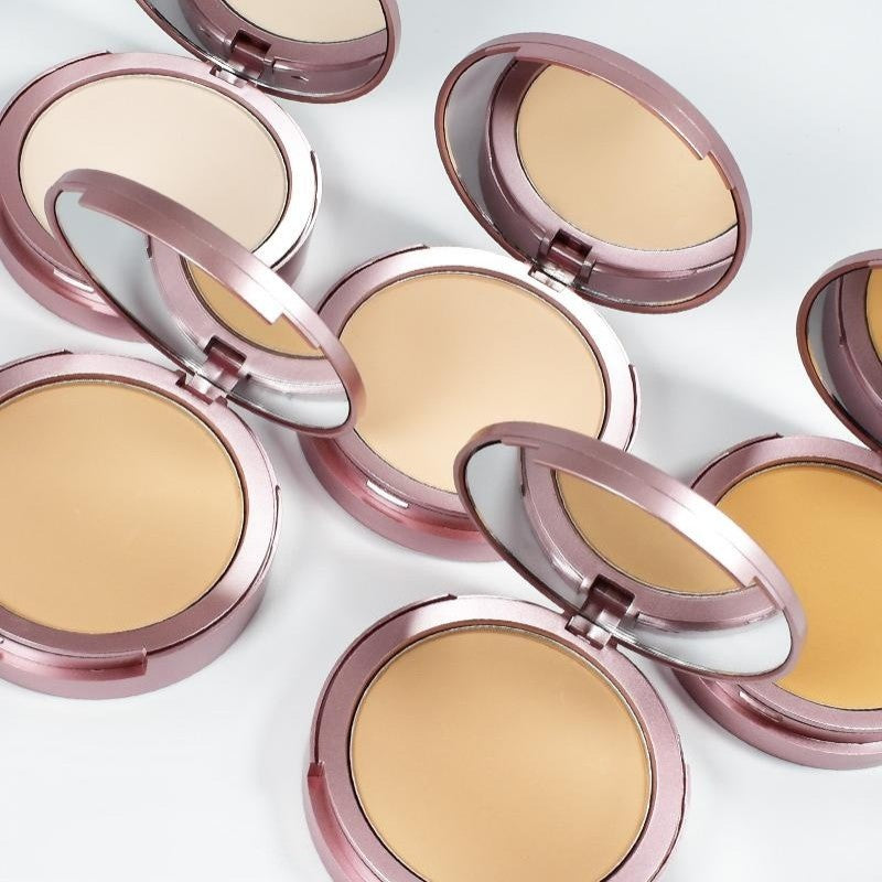 💜LAST DAY -BUY 1 GET 1 FREE💜⚡95K+ SOLD!✨Oil-Control Setting Compact Powder Foundation