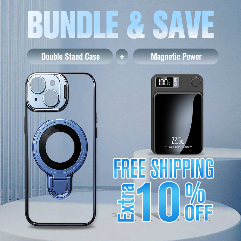 🔥Double Stand Case Cover for iPhone - Buy 2:  30% OFF 2nd🔥