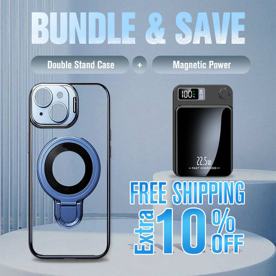 🔥Double Stand Case Cover for iPhone - Buy 2:  30% OFF 2nd🔥