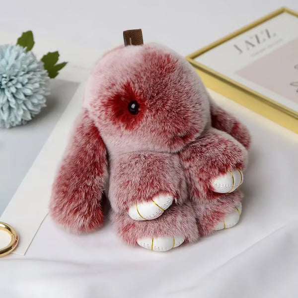 Plush Bunny Keychain Pendant
