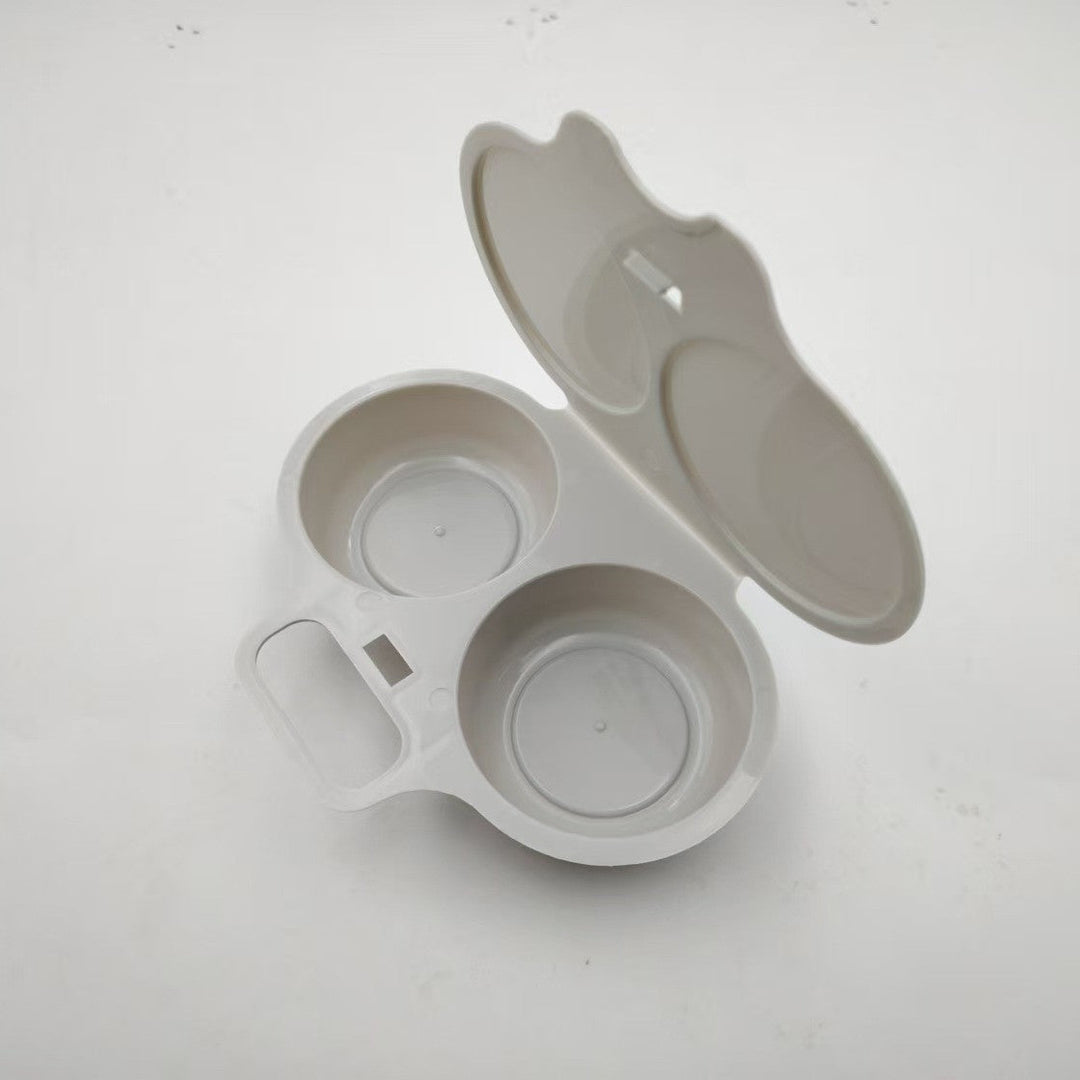 🥳2026 HOT SALE🥳💞95K+ SOLD! 🥗🎁Microwave Egg Poacher – Dual‑cavity, non‑stick & easy clean. Healthier than frying – stock up & save! 🏠✅