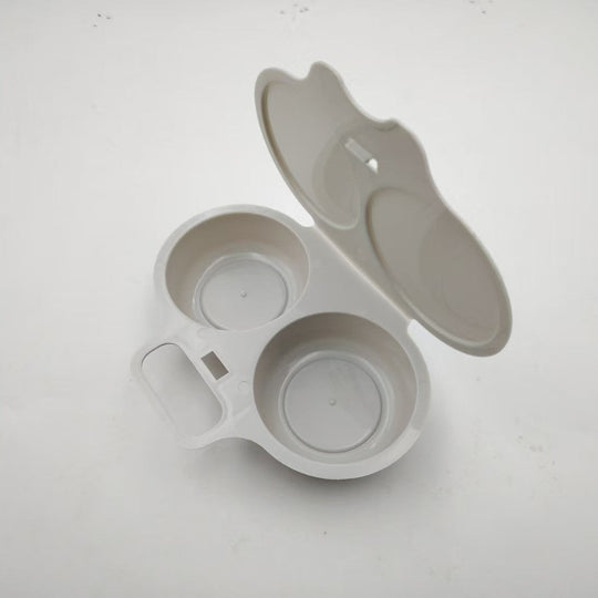 🥳2026 HOT SALE🥳💞95K+ SOLD! 🥗🎁Microwave Egg Poacher – Dual‑cavity, non‑stick & easy clean. Healthier than frying – stock up & save! 🏠✅